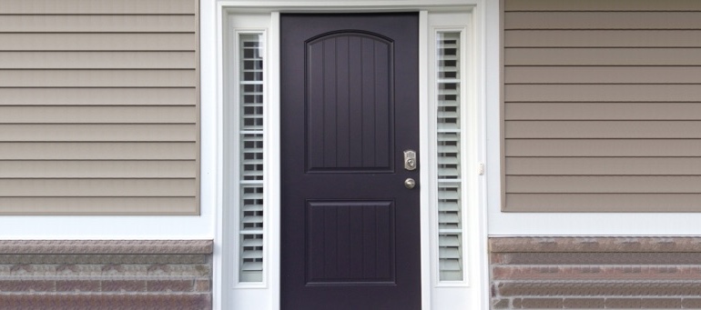 Entry Door Sidelight Shutters In Clearwater Florida